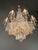 1930s Art Deco Crystal Chandelier Silver Serpentine Form Restored Antique Brass For Sale - Image 10 of 16