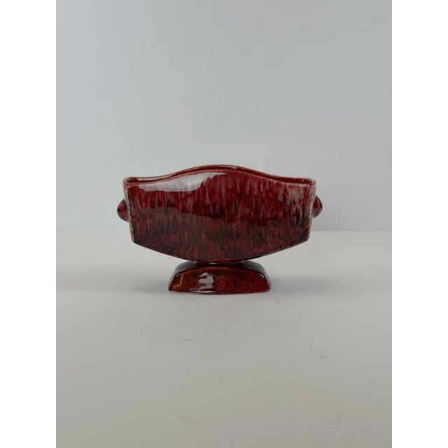Modernist Drip Glazed Mantel Vase from Shorter & Sons, England, 1950s For Sale - Image 9 of 10