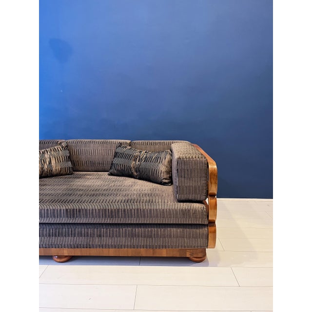 Art Deco Sofa, Budapest, 1930s For Sale - Image 10 of 16
