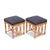 Brown Stools, 1860, Set of 2 For Sale - Image 8 of 8
