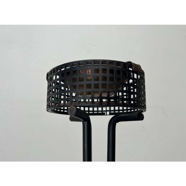 Mid-Century Modern Tripod Standing Ashtray with Perforated Metal, 1960s For Sale - Image 12 of 18