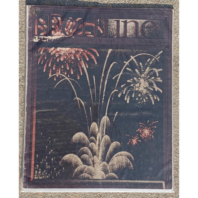 1930s Set 3 Fortune Magazine Covers 1930's to Frame Wall Decor For Sale - Image 5 of 9