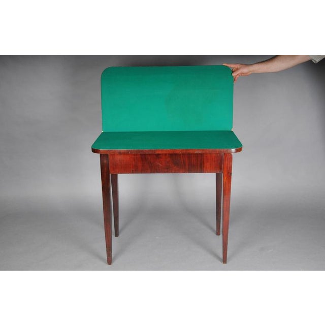 English Console Table in Mahogany For Sale - Image 9 of 12