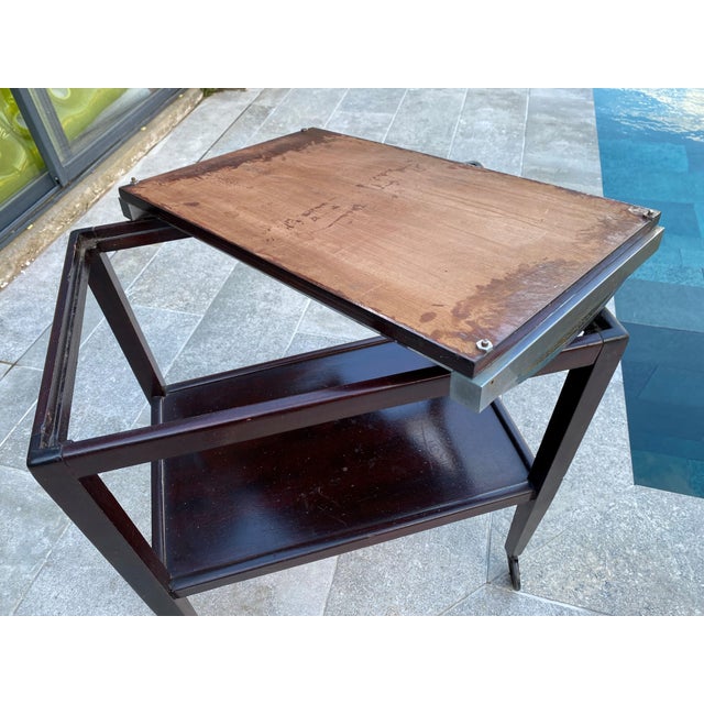 Art Deco Bar Trolley with Removable Tray, 1930s For Sale - Image 9 of 18