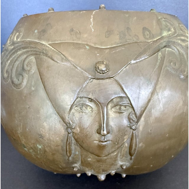 Art Deco Erté (Romain De Tirtoff) "Fruit of Life" Bronze Bowl – Rare Artist Proof Signed 1985 For Sale - Image 3 of 14