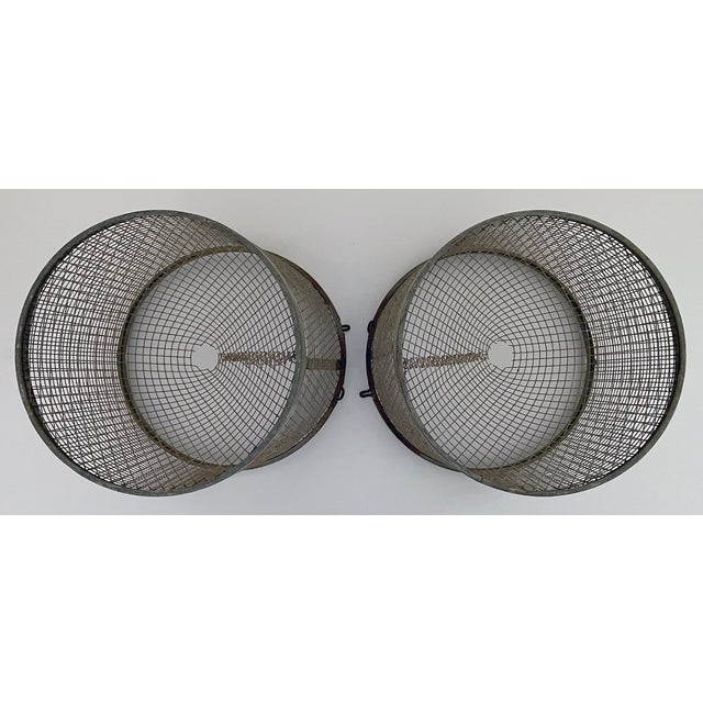 1960s Vintage Fish Trap Baskets a Pair Chairish