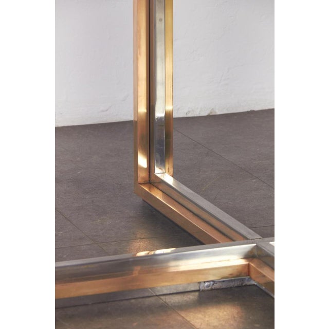 Octagonal Brass Table by Renato Zevi, 1970s For Sale - Image 14 of 18