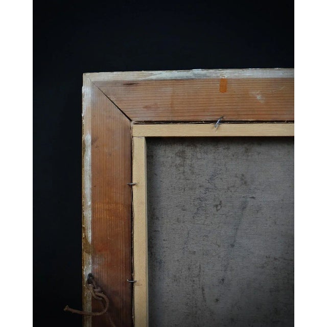 French School Artist, Saint Joseph Holding a Lily, Oil on Canvas, 18th Century, Framed For Sale - Image 12 of 15