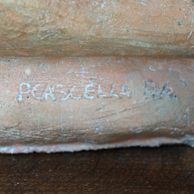 1960s Pietro Cascella, Modernist Sculpture, 1960s, Terracotta on Oak Base For Sale - Image 5 of 8