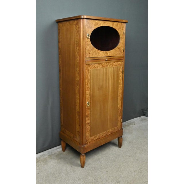 1920s Early 20th Century Art Deco Burl and Mahogany Furniture, 1920s For Sale - Image 5 of 18