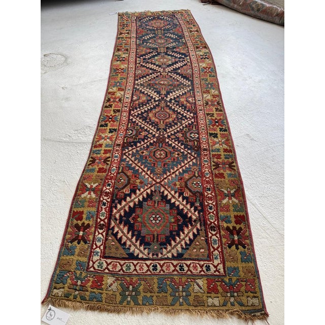 Persian 1920s Northwest Persian Runner Exotic Camel Border Rug 3 x 10.2 For Sale - Image 3 of 13