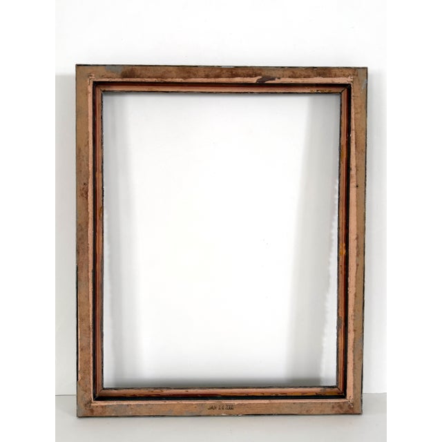 Vintage Old World Style Painted Wall Frame For Sale - Image 12 of 12