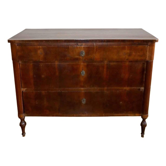 19th Century Three Drawer Chest of Drawers For Sale