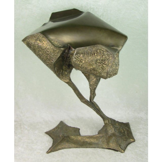 Bronze 1975 Rogelio Madero De La Pena Bronze Sculpture "Campana en El Norte" For Sale - Image 8 of 18