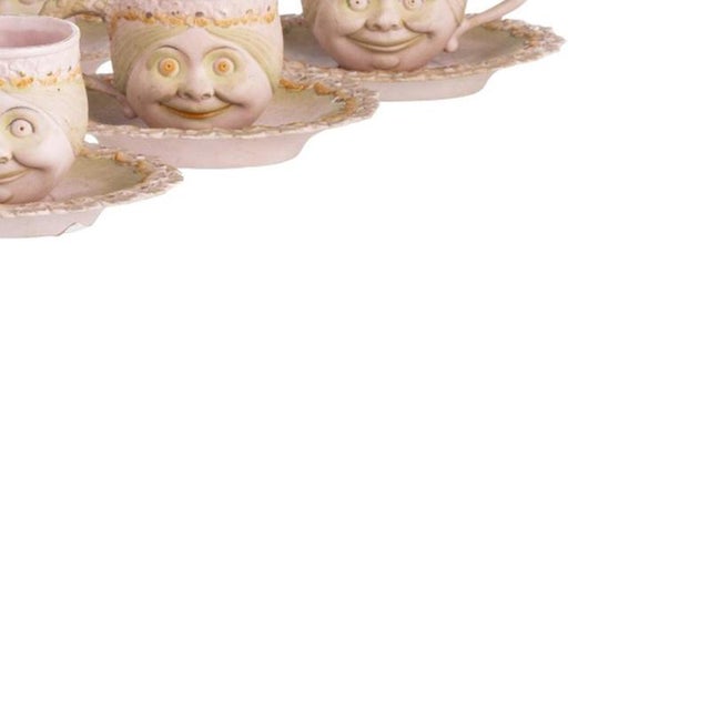 Porcelain Coffee Cups and Saucers from Schafer & Vater, Set of 12 For Sale - Image 5 of 6