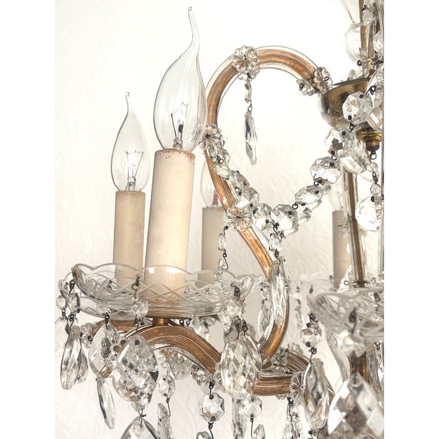 Vintage Italian Maria Theresa Chandelier, 1940s For Sale - Image 15 of 18