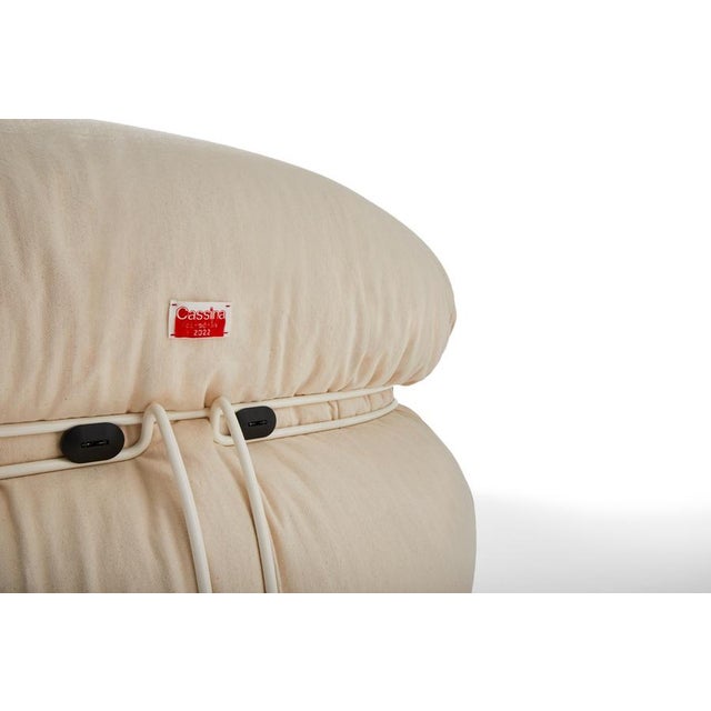 Cassina Limited Edition Soriana Denim Chair by Afra & Tobia Scarpa for Cassina For Sale - Image 4 of 18