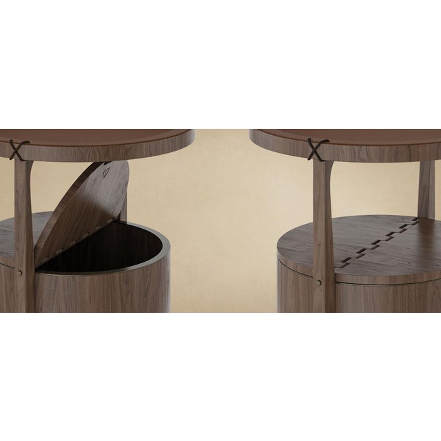 Burton Side Table by Wood Tailors Club For Sale - Image 10 of 13