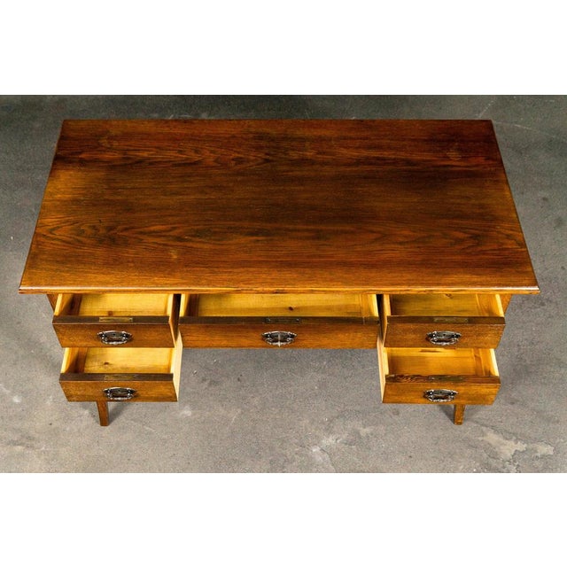 Art Nouveau Desk in Oak For Sale - Image 11 of 18