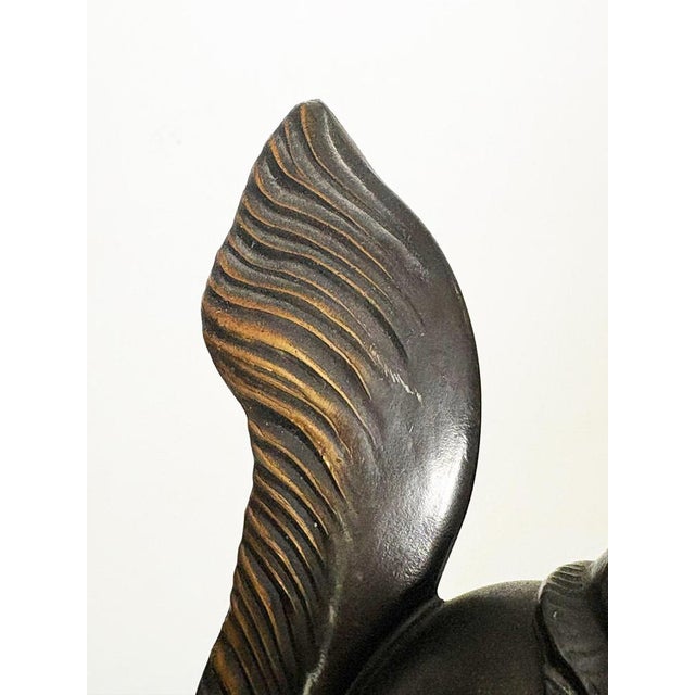 Marble and Metal Bookends with Squirrels, France, 1950s, Set of 2 For Sale - Image 11 of 12