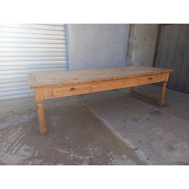 Large Dining Table with Drawers, 1890s, in Very Good conditions. Designed 1890 to 1919