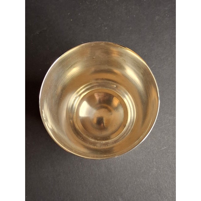 Late 19th Century Antique 19th C. French Solid Silver Kiddush Cup, Ornate Engraved "Gerard", High Purity 950 For Sale - Image 5 of 18