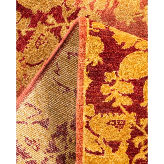 Mogul, One-of-a-Kind Hand-Knotted Runner Rug - Pink, 2' 8" x 5' 9" For Sale In New York - Image 6 of 8