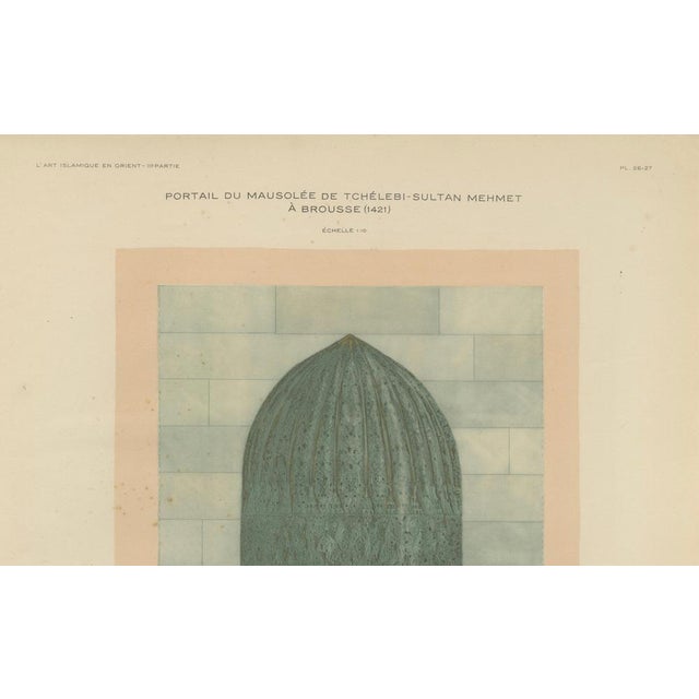 Alexandre M. Raymond, Green Tomb Portal Bursa, 1924, Paper For Sale - Image 4 of 9