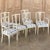 Set of 6 Antique Swedish Gustavian Painted Dining Chairs Includes 2 Armchairs For Sale - Image 4 of 18