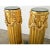 French Pair of Neoclassical Giltwood & Marble Top Columns For Sale - Image 11 of 12