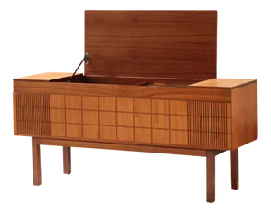 Vintage English HMV 2351 Audio Cabinet, 1960s