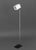 Robert Sonneman for George Kovacs Floor Lamp, with geometric white enameled shade. 49.75" H x 8.25" W x 5.75" D....