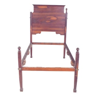 Portuguese Rosewood Double Bed, 1890 For Sale
