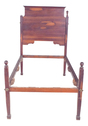 Portuguese Rosewood Double Bed, 1890