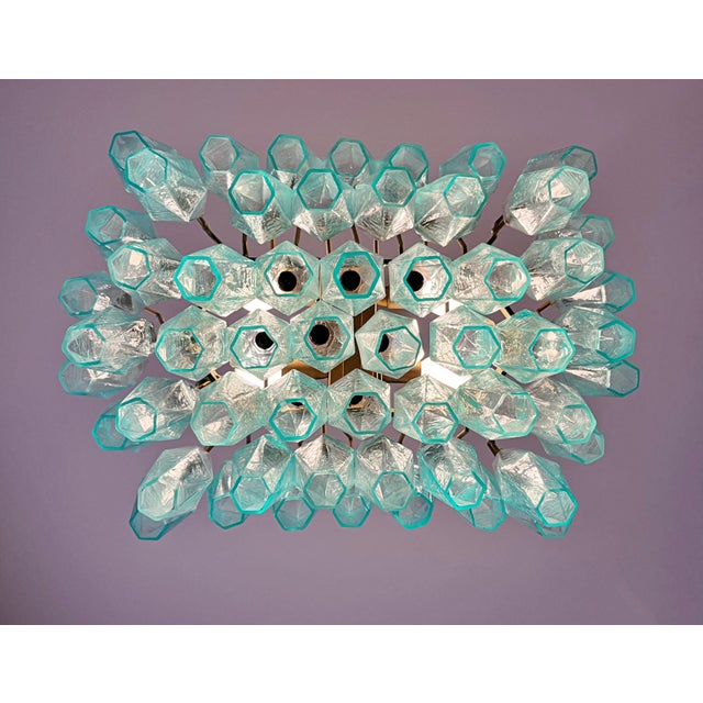 Murano Poliedri Chandelier by Carlo Scarpa, 1990 For Sale - Image 18 of 18