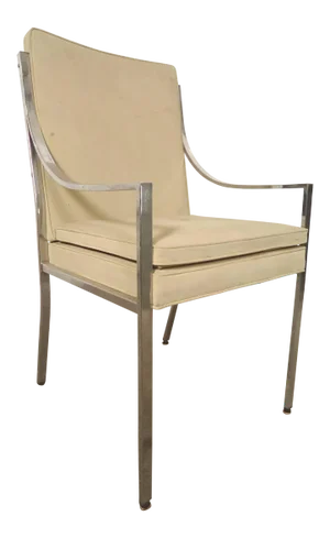 Milo Baughman Mid-Century Modern Chrome Chair