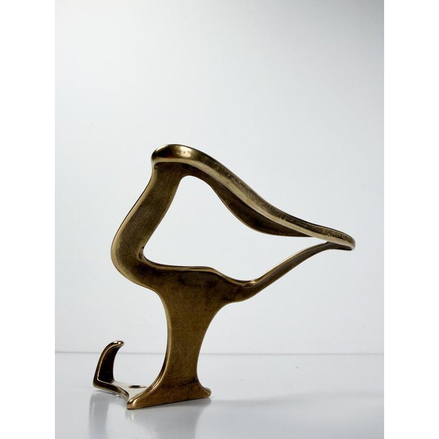 Mid-Century Modern Italian Brass Wall Coat Hooks in the style of Osvaldo Borsani, 1950s, Set of 2 For Sale - Image 12 of 18