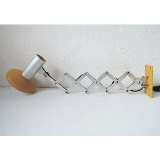 1970s Vintage Wall Scissor Lamp For Sale - Image 5 of 5