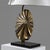 Textile Golden Ceramic Table Lamp, 1960s For Sale - Image 7 of 12