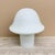 White Zebra Glass Mushroom Table Lamp from Peill & Putzler, 1970s For Sale - Image 8 of 14