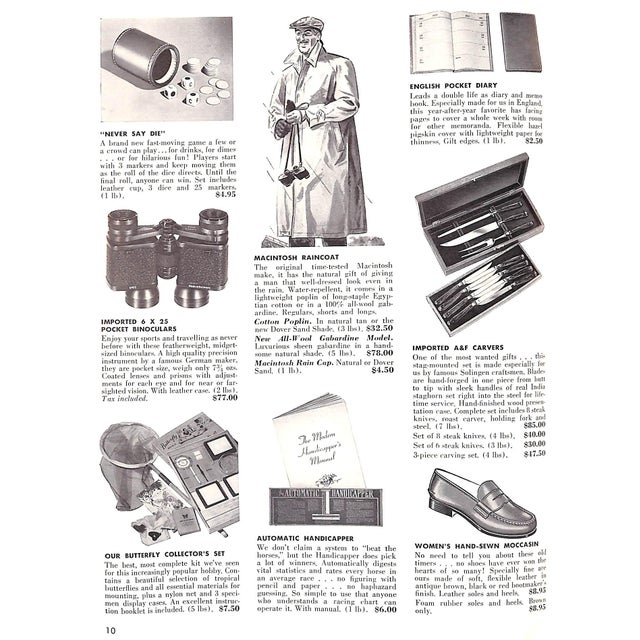 Abercrombie & Fitch Christmas Trail 1957 Catalog For Sale - Image 9 of 13