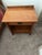Mission style solid oak nightstand. Built by Amish furniture builder Schrock's Furniture.Like-new condition. Dimensions:...