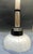 Glass 1960s Frosted and Clear Murano Glass Table Lamp For Sale - Image 7 of 9