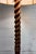 Early 20th Century Antique American Jacobean Revival Quarter Sawn White Oak Barley Twist Floor Lamp For Sale - Image 5 of 7