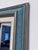 Mid Century Traditional Mint Green & Silver Wood Wall Mirror For Sale - Image 9 of 12