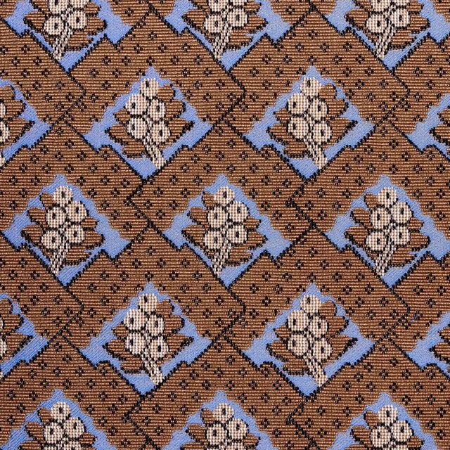 Contemporary Sample - Schumacher Blair Silk Epingle Fabric in Charlton Brown For Sale - Image 3 of 4