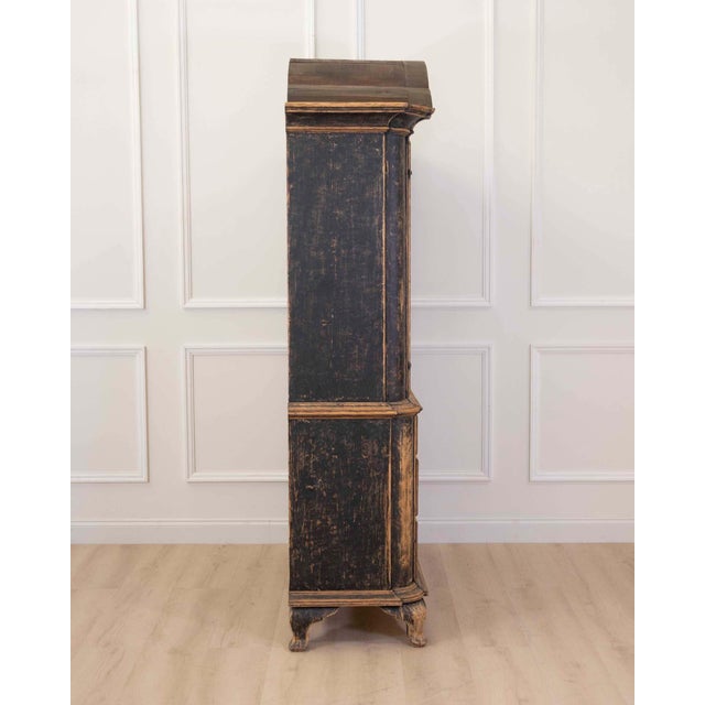 Period Rococo Cabinet with Glass Doors, circa 1820 For Sale - Image 9 of 9