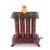 Antique Bridge & Beach Superior Jeweled Gas Parlor Decorative Stove For Sale - Image 11 of 11