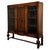 An impressive and finely crafted early 20th-century English Edwardian display cabinet, beautifully constructed in richly...