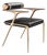 "Sfida" Chair, With Bronze and Tailor Made Leather For Sale